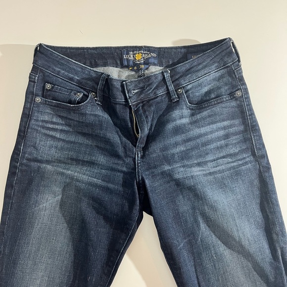 Lucky Brand Lolita Jeans Size 6/28 Dark Wash - Picture 4 of 6